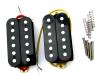 2 BLACK OPEN HUMBUCKER GUITAR PICKUPS